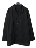 3 Pocket Coverall Jacket Black