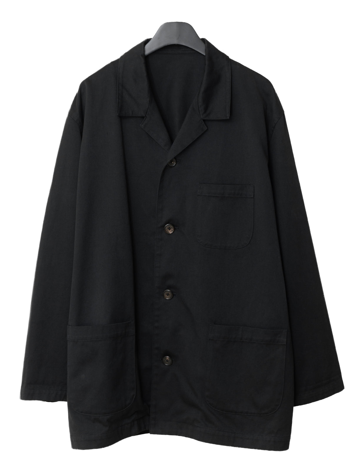 3 Pocket Coverall Jacket Black
