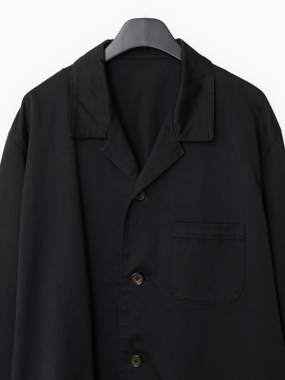 3 Pocket Coverall Jacket Black