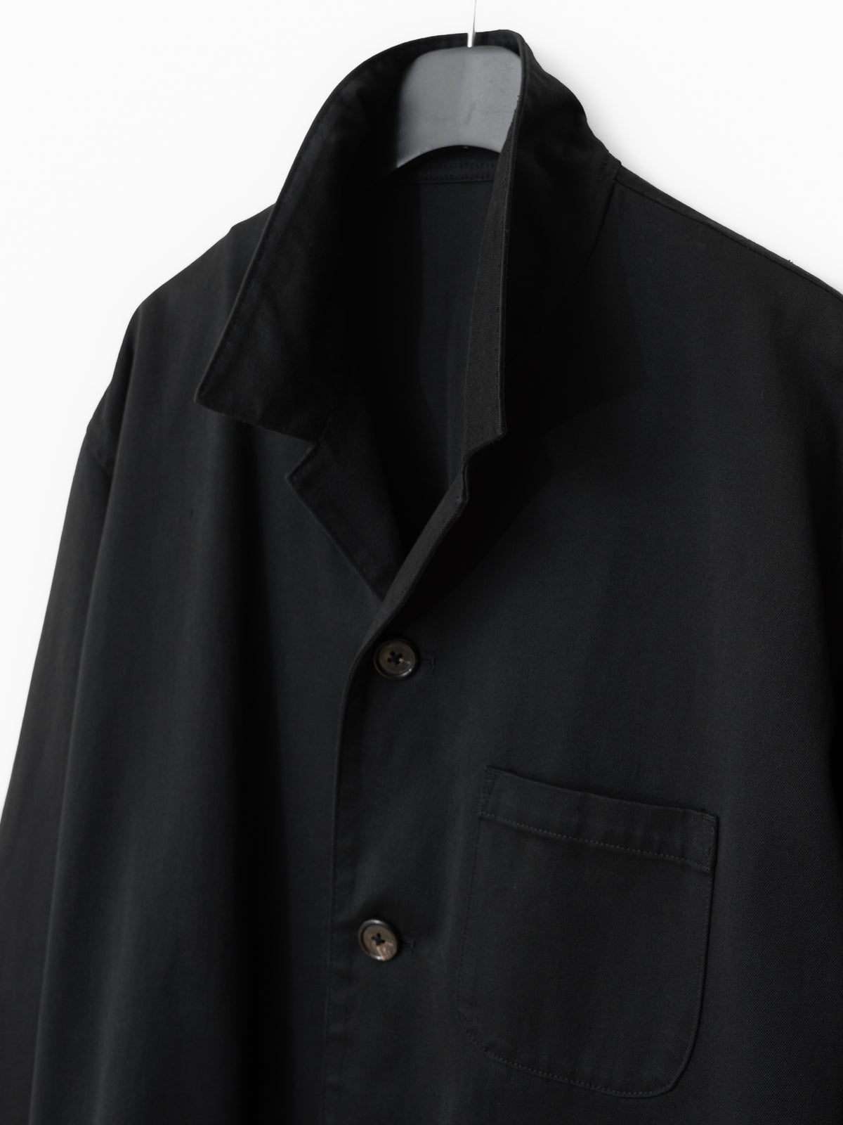 3 Pocket Coverall Jacket Black