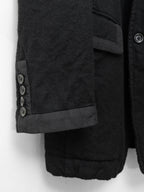 A/W 03 Peak Lapel Tailored Jacket Black