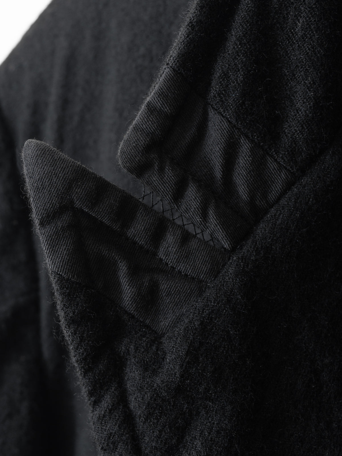 A/W 03 Peak Lapel Tailored Jacket Black