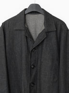 4 Button Coverall Jacket Charcoal