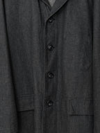 4 Button Coverall Jacket Charcoal
