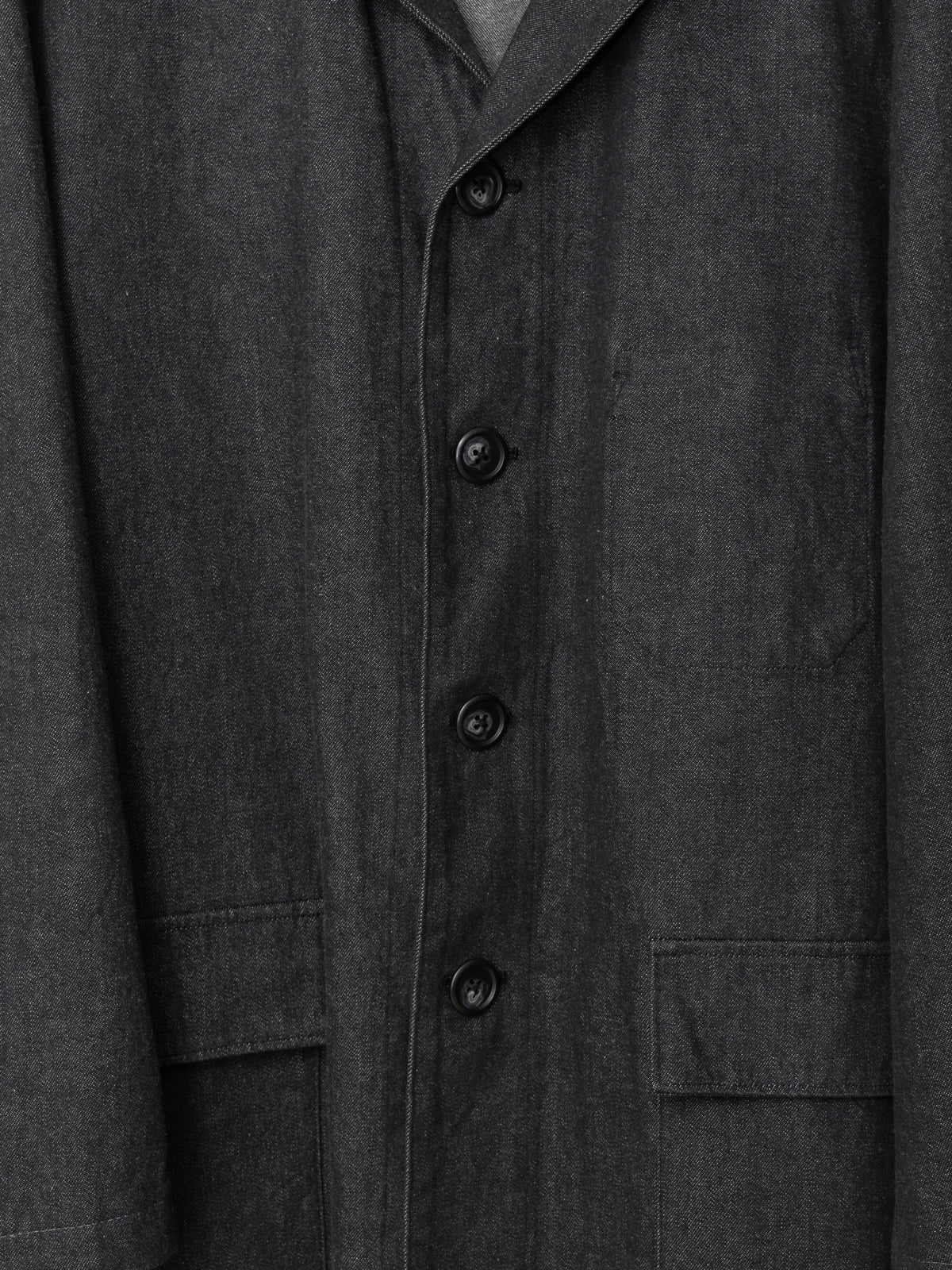 4 Button Coverall Jacket Charcoal