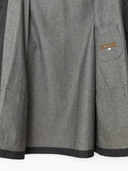 4 Button Coverall Jacket Charcoal