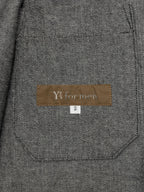 4 Button Coverall Jacket Charcoal