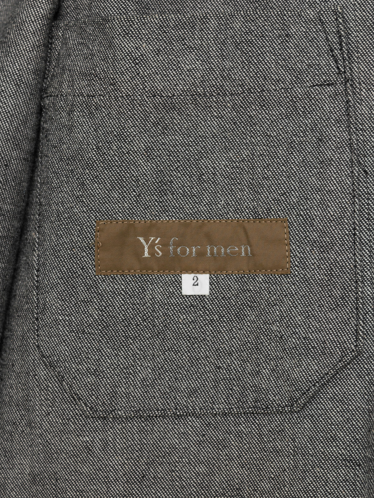 4 Button Coverall Jacket Charcoal