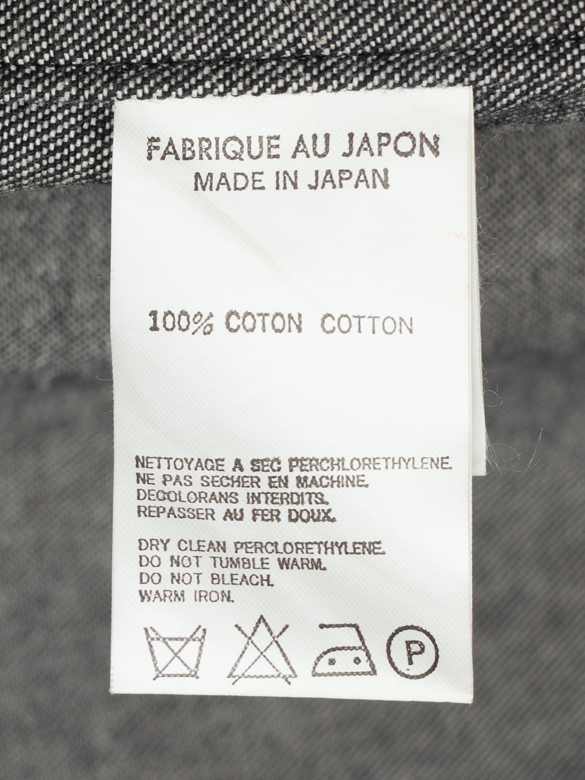 4 Button Coverall Jacket Charcoal