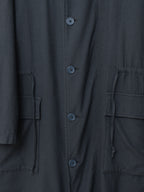 A/W 01 Garment Dyed Field Coat Slate