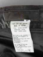 A/W 07 Flat Front Slacks Mink Brown