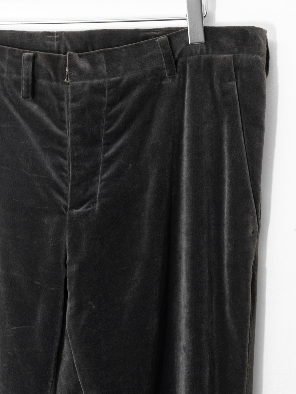 A/W 07 Flat Front Slacks Mink Brown