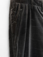 A/W 07 Flat Front Slacks Mink Brown