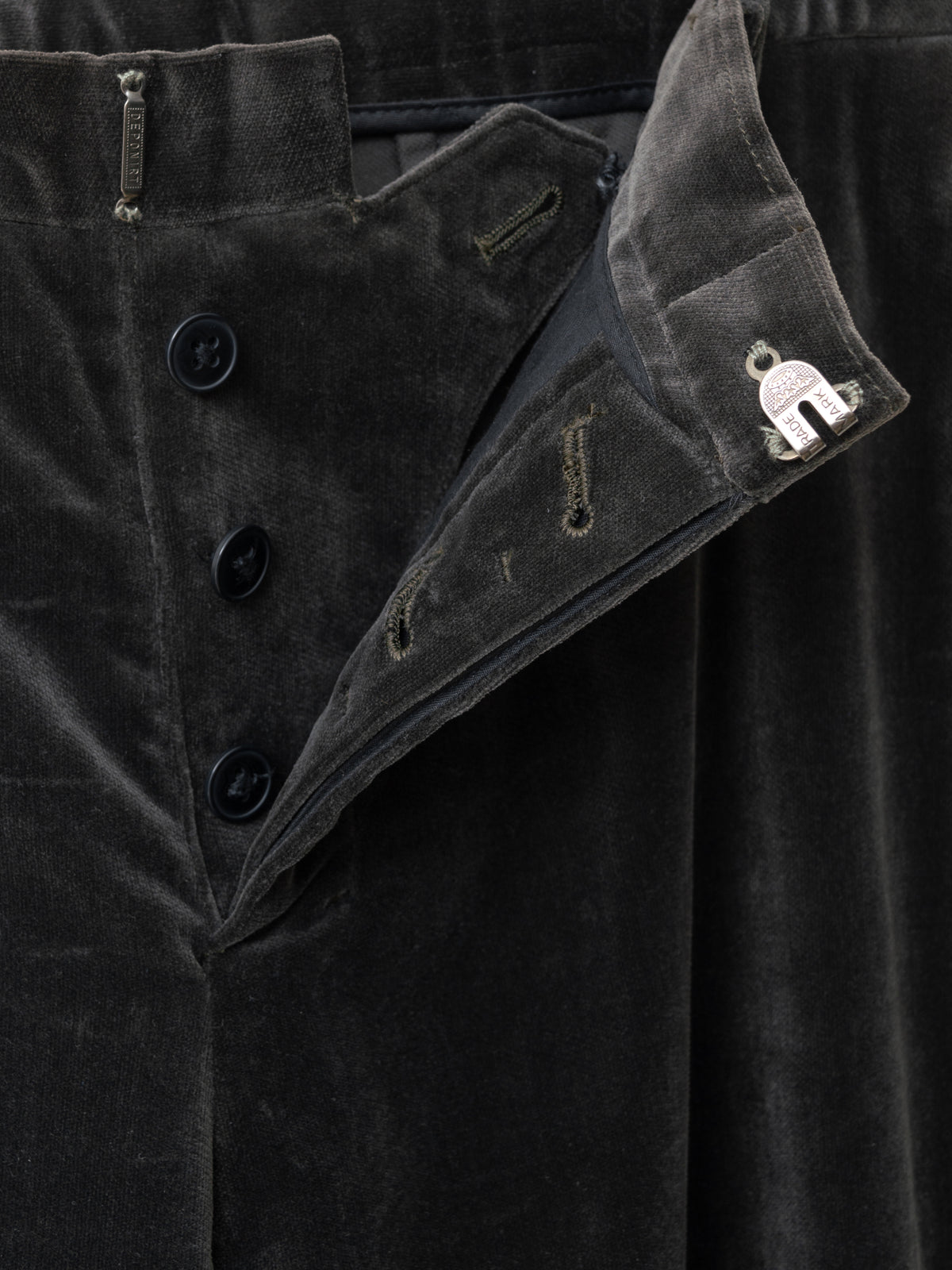 A/W 07 Flat Front Slacks Mink Brown