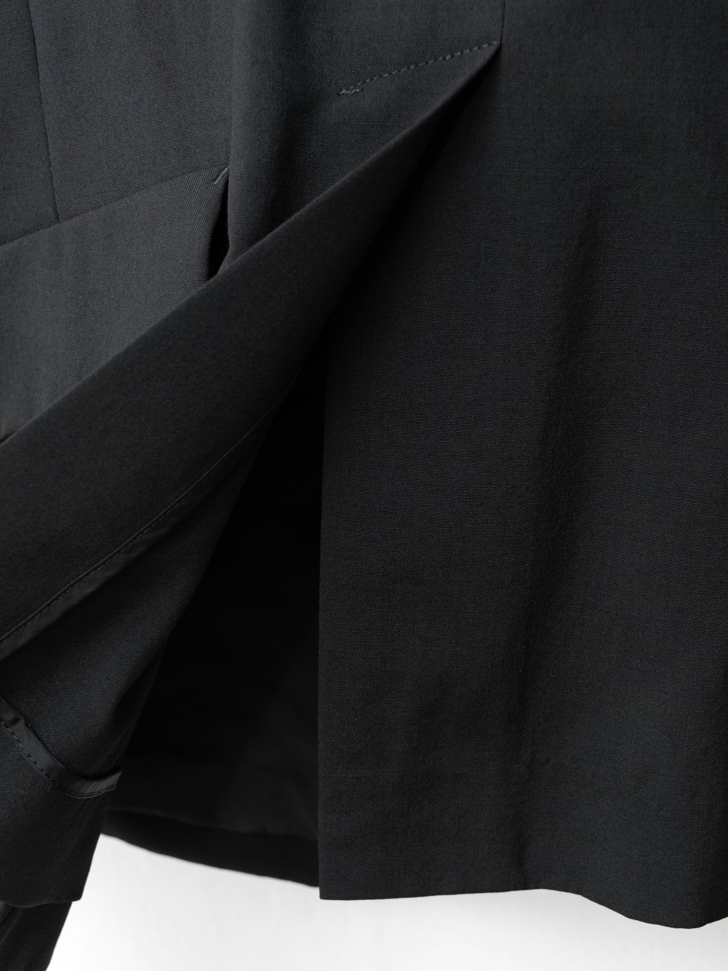 2b tailored jacket black ∙ wool gabardine ∙ small