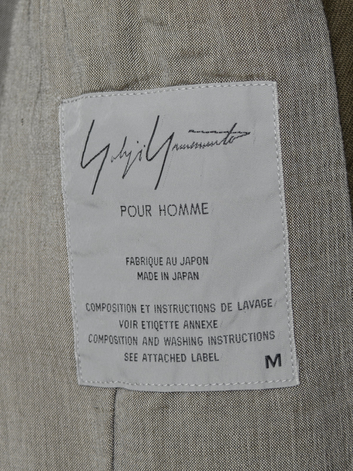 A/W 98 Garment Dyed Mink Collar Half Coat Brown