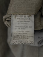 A/W 98 Garment Dyed Mink Collar Half Coat Brown