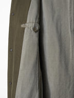 A/W 98 Garment Dyed Mink Collar Half Coat Brown