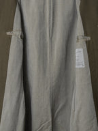 A/W 98 Garment Dyed Mink Collar Half Coat Brown