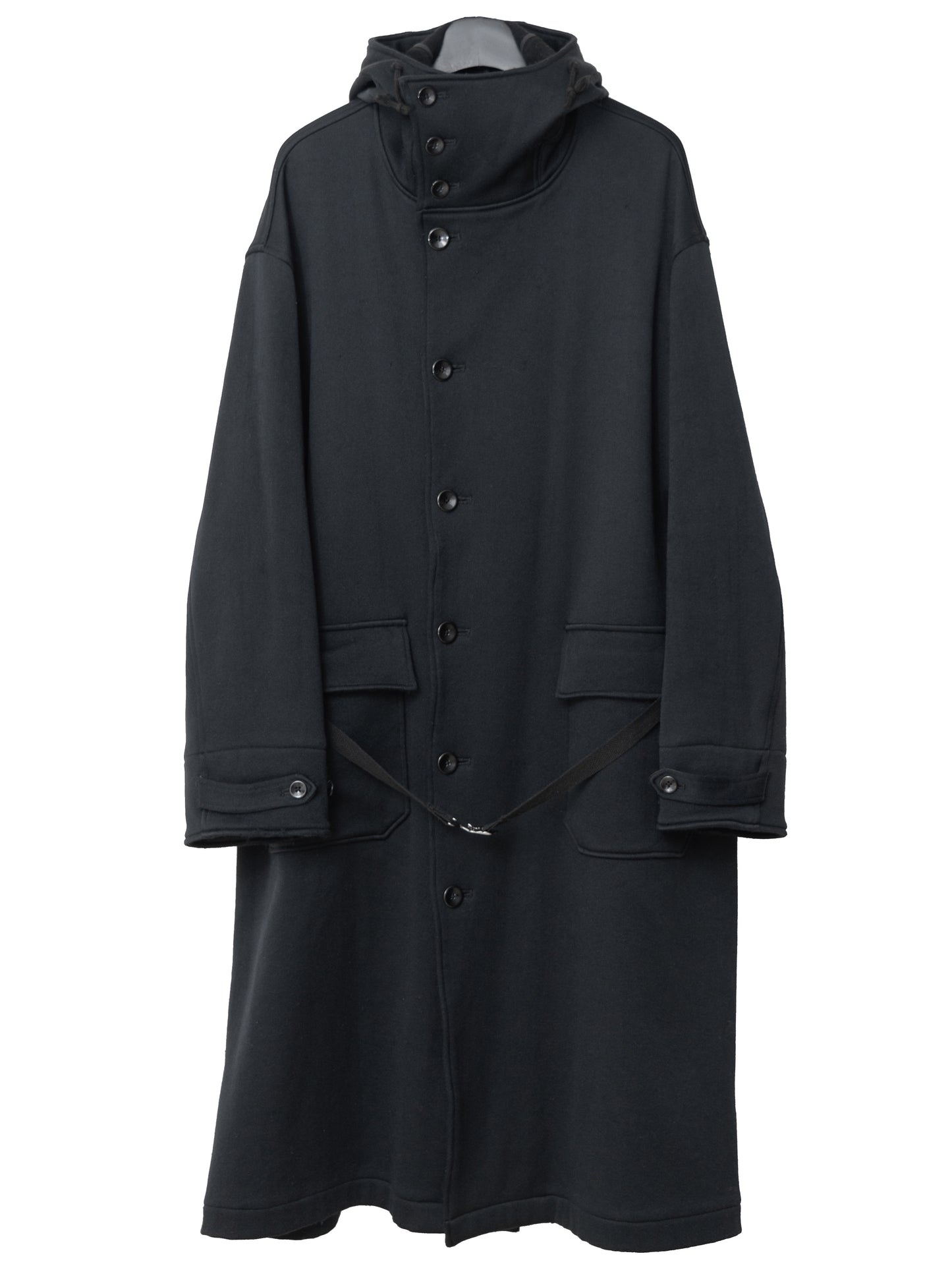 mountain parka black ∙ nylon wool ∙ large