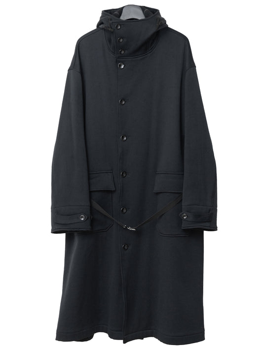 mountain parka black ∙ nylon wool ∙ large