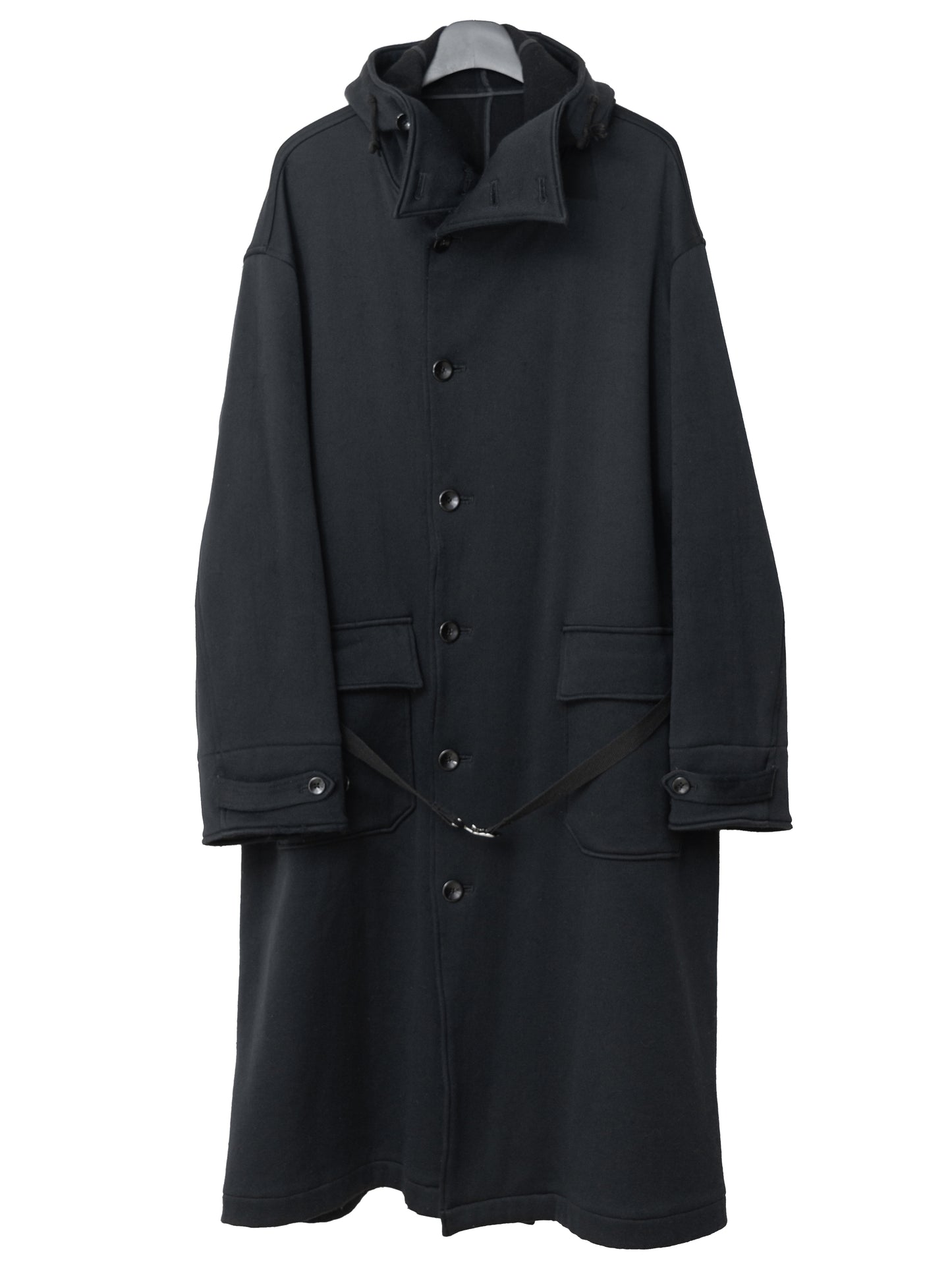 mountain parka black ∙ nylon wool ∙ large