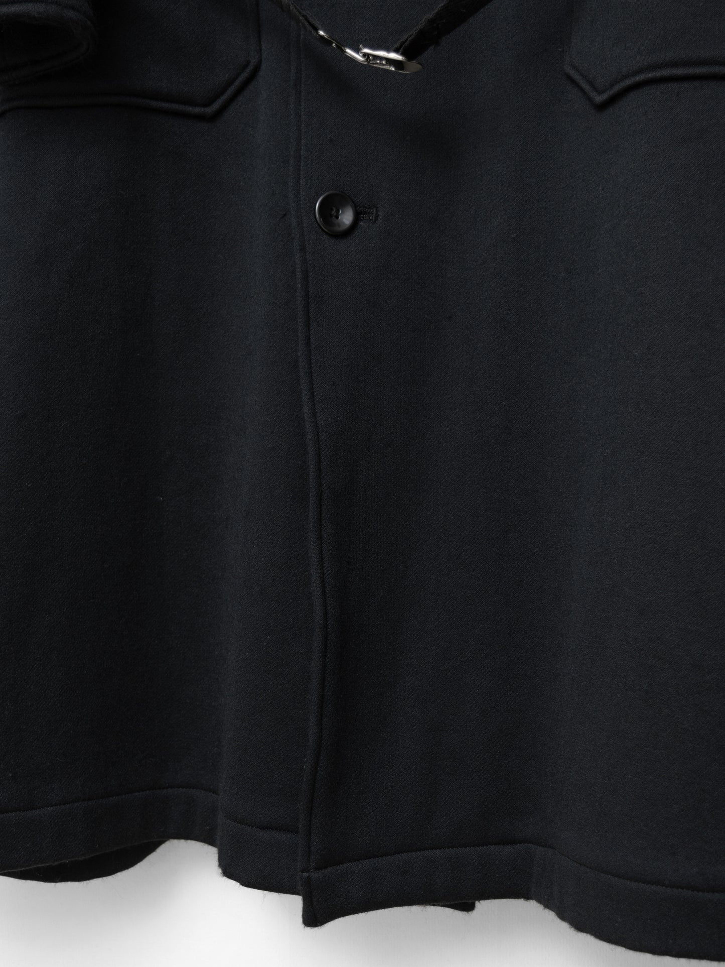 mountain parka black ∙ nylon wool ∙ large