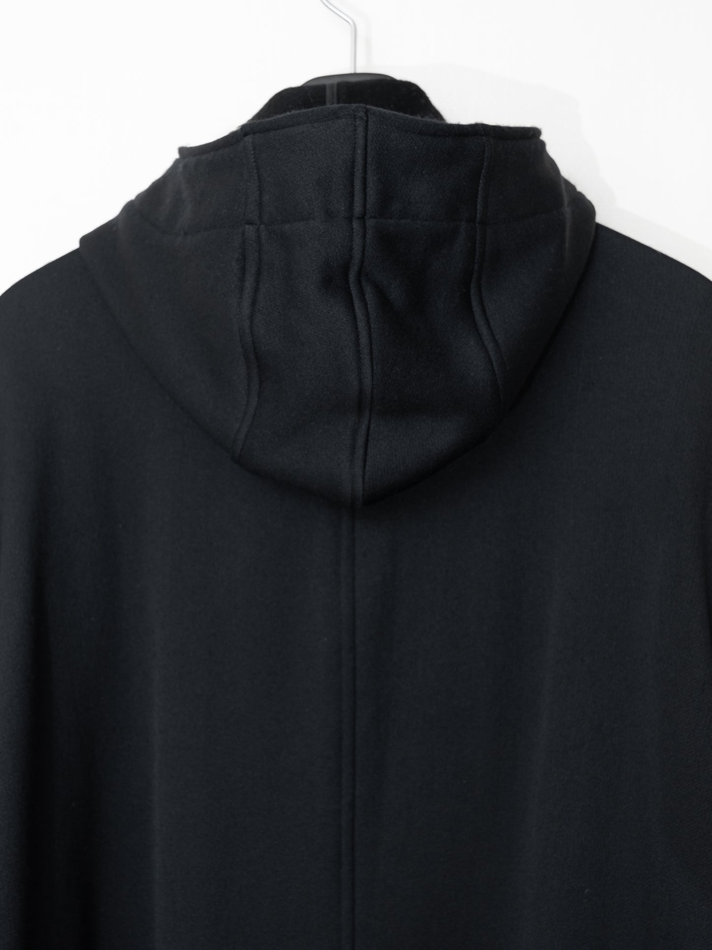 mountain parka black ∙ nylon wool ∙ large