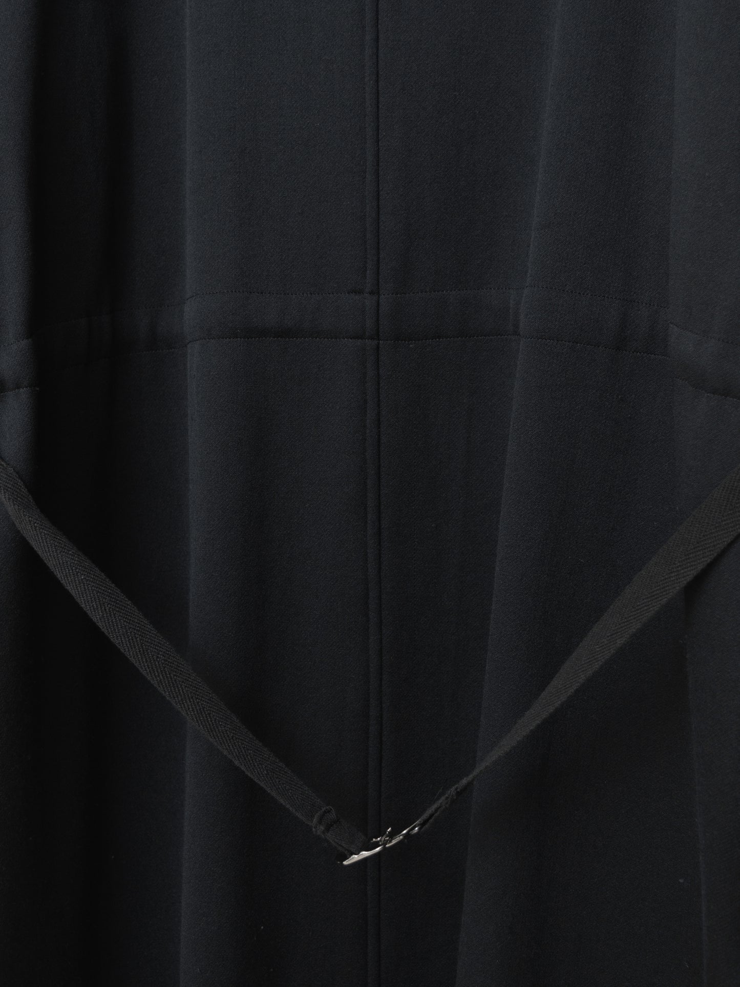 mountain parka black ∙ nylon wool ∙ large