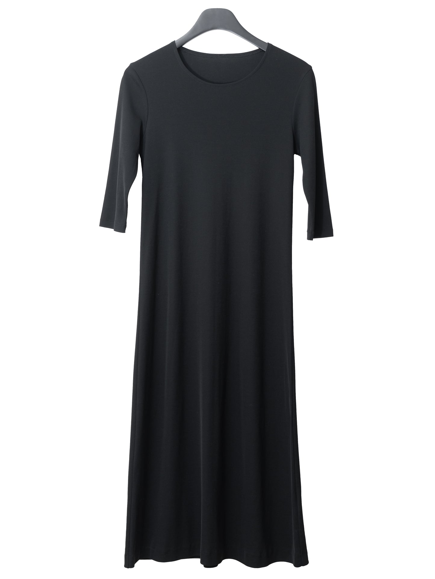 half sleeve jersey dress black ∙ cotton ∙ small