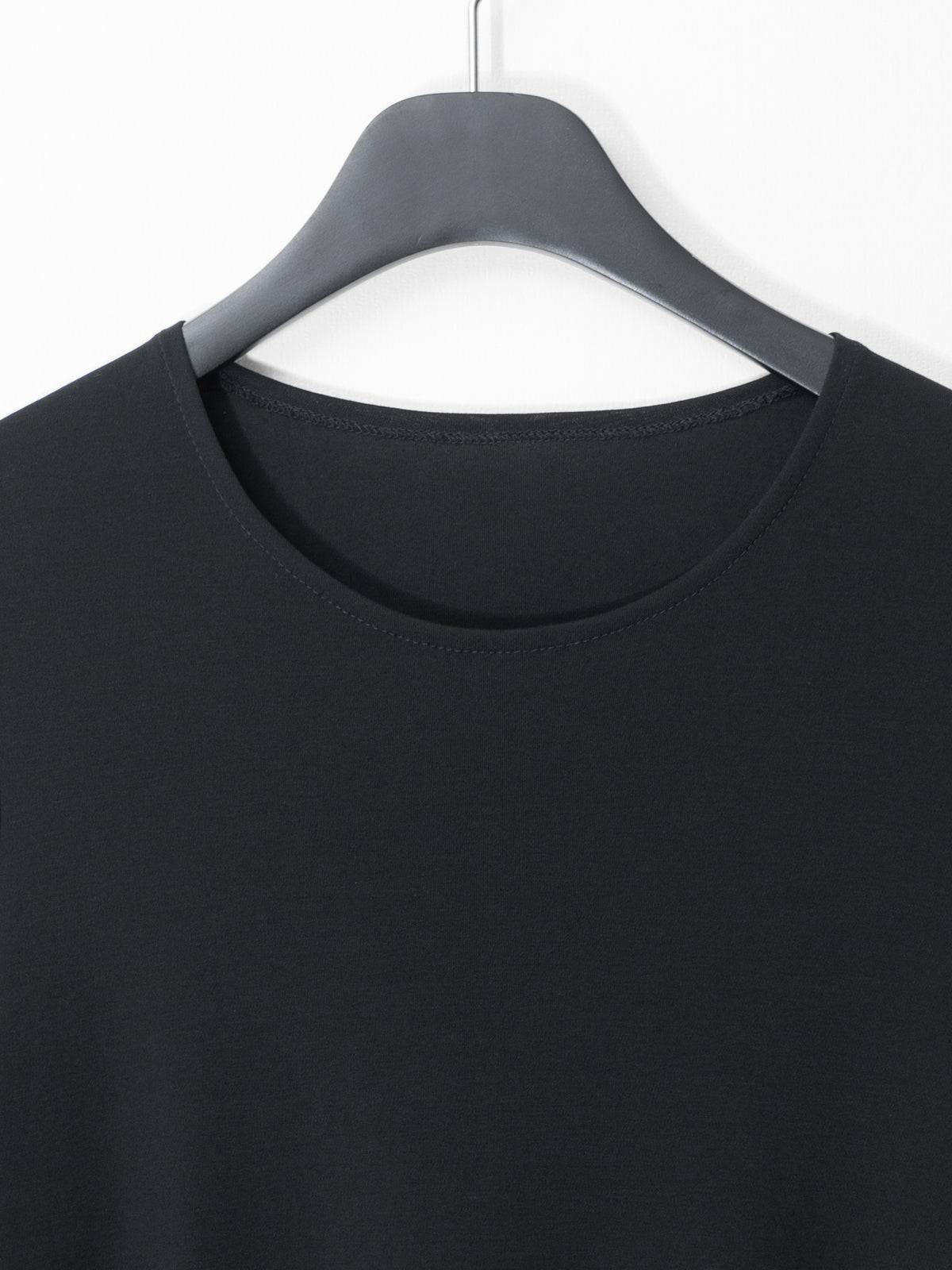 Half Sleeve Jersey Dress Black