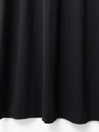 Half Sleeve Jersey Dress Black