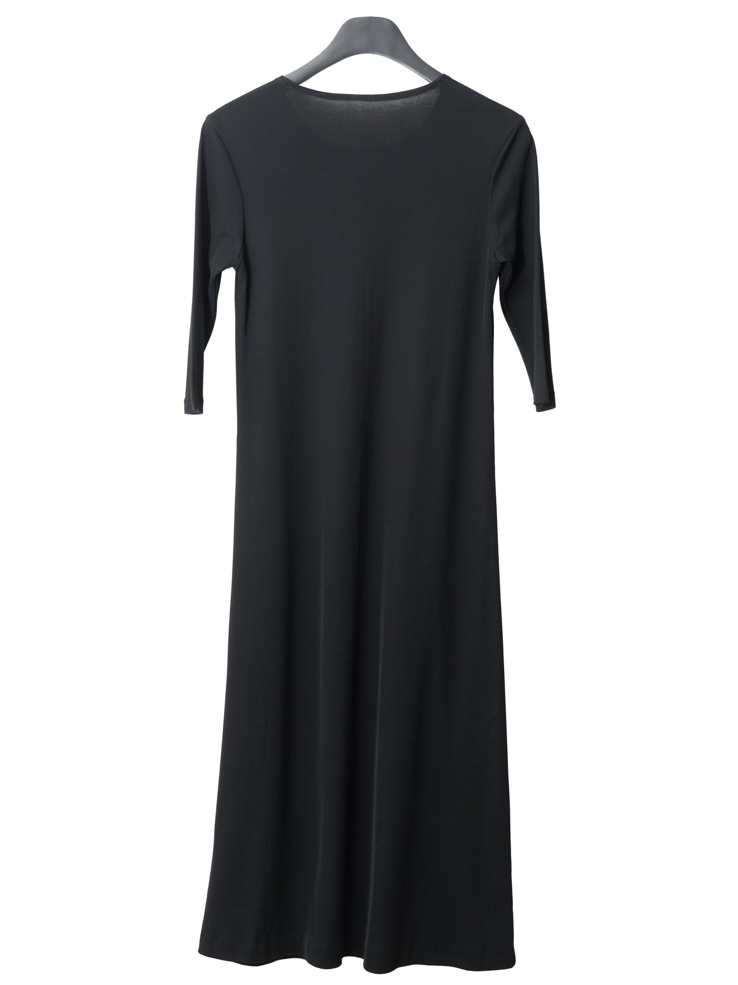 half sleeve jersey dress black ∙ cotton ∙ small