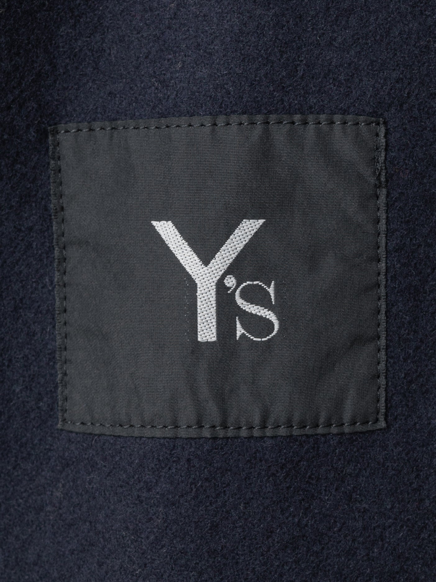 raglan sleeve coat navy ∙ melton wool nylon ∙ one size