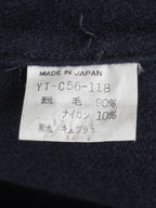 Raglan Sleeve Coat Navy