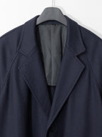 Raglan Sleeve Coat Navy