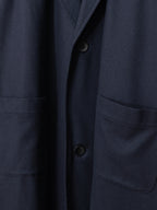 Raglan Sleeve Coat Navy