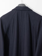 Raglan Sleeve Coat Navy