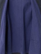 Stonewashed Coverall Jacket Eggplant