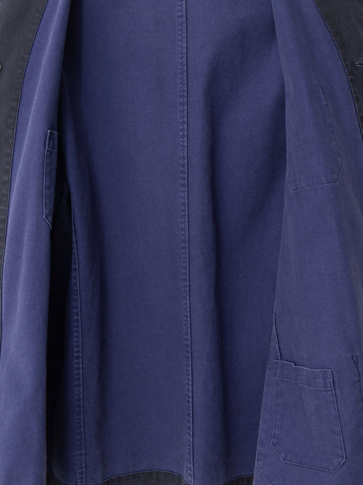 Stonewashed Coverall Jacket Eggplant