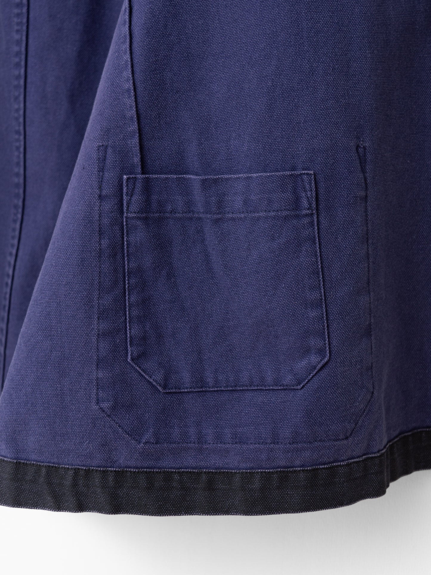 stonewashed coverall jacket eggplant ∙ cotton canvas ∙ medium