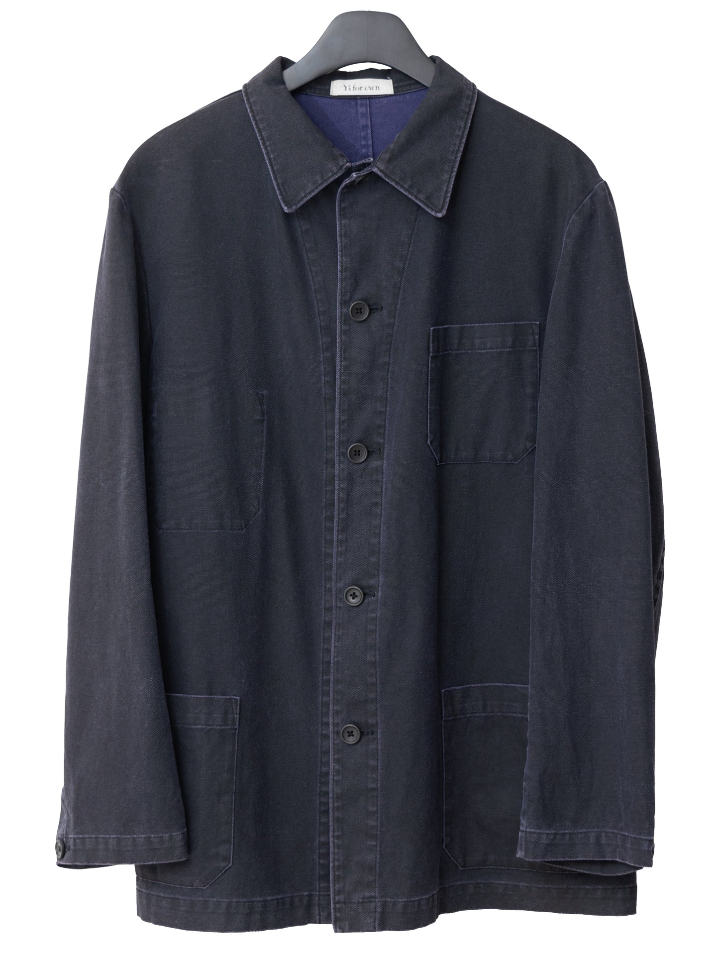 stonewashed coverall jacket eggplant ∙ cotton canvas ∙ medium