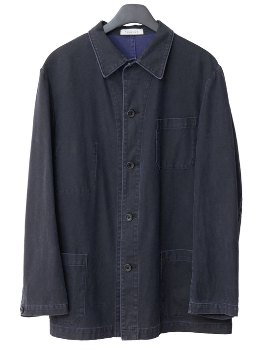 stonewashed coverall jacket eggplant ∙ cotton canvas ∙ medium