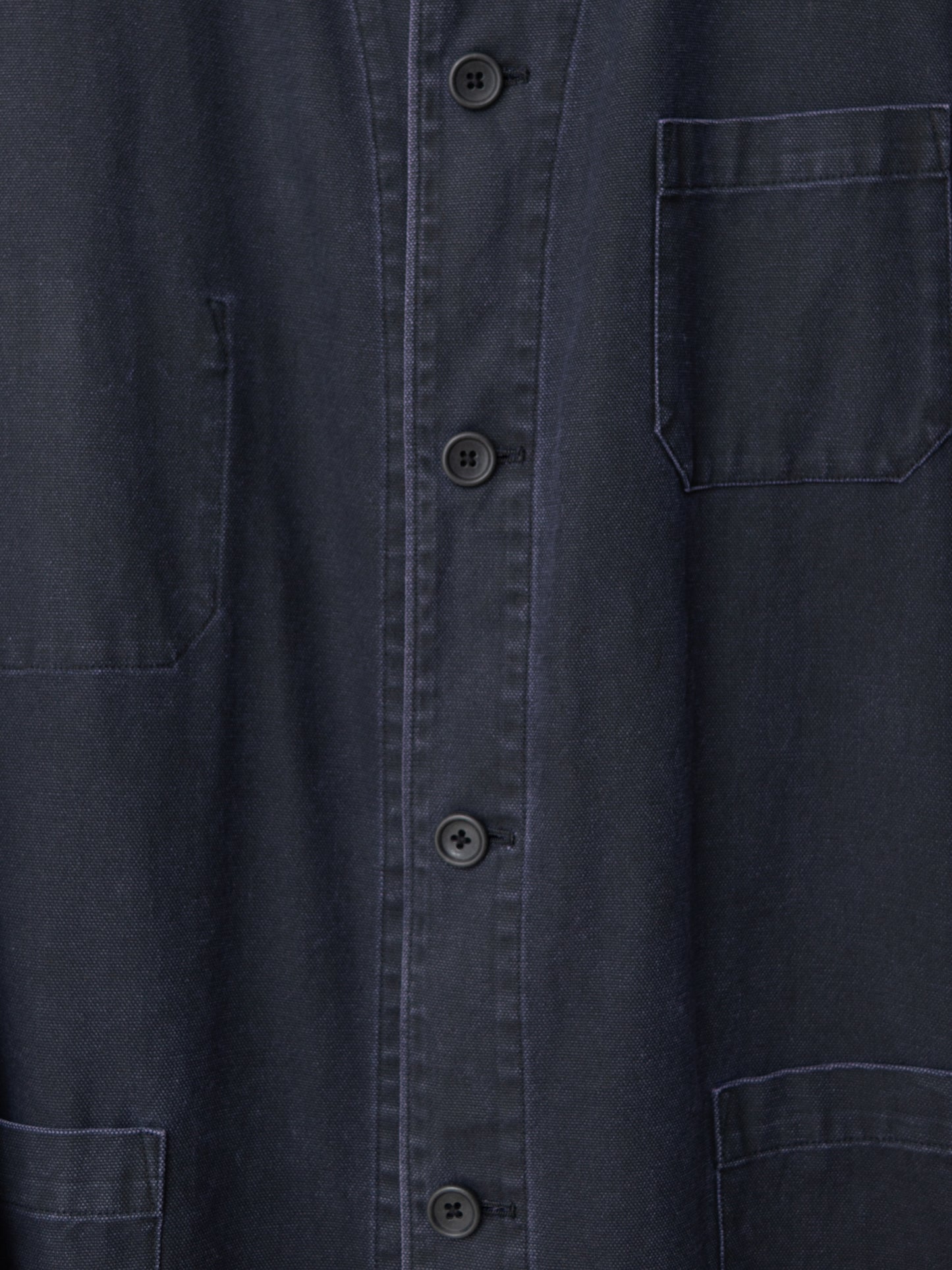 stonewashed coverall jacket eggplant ∙ cotton canvas ∙ medium