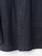 Stonewashed Coverall Jacket Eggplant