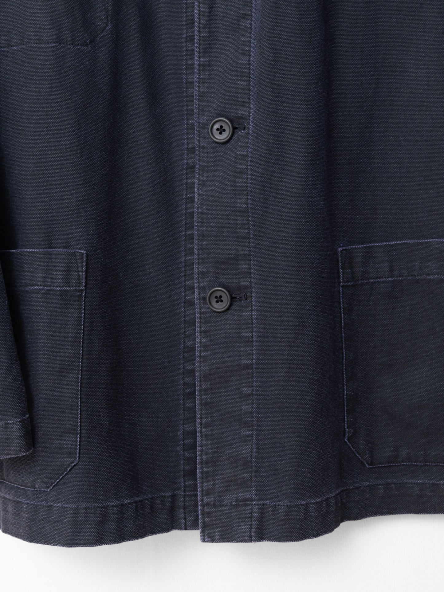 stonewashed coverall jacket eggplant ∙ cotton canvas ∙ medium