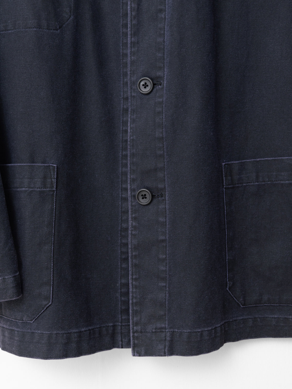 Stonewashed Coverall Jacket Eggplant