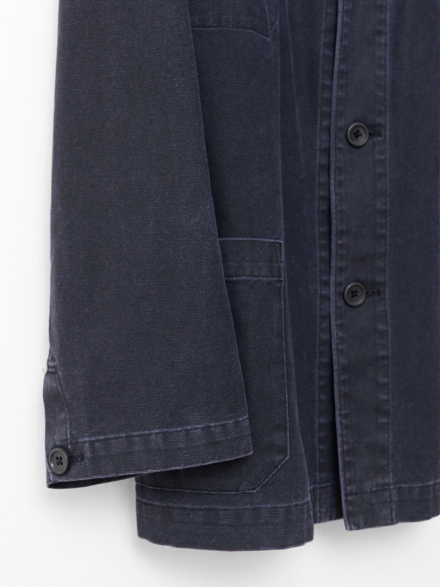 stonewashed coverall jacket eggplant ∙ cotton canvas ∙ medium