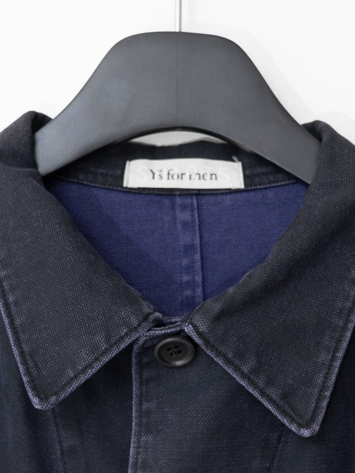 stonewashed coverall jacket eggplant ∙ cotton canvas ∙ medium