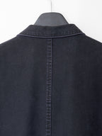 Stonewashed Coverall Jacket Eggplant